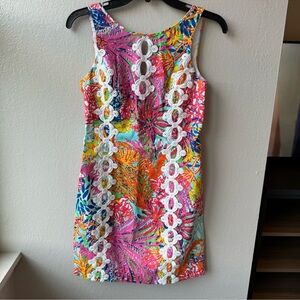 Lilly Pulitzer Ember Shift Dress Fishing for Compliments Size 2